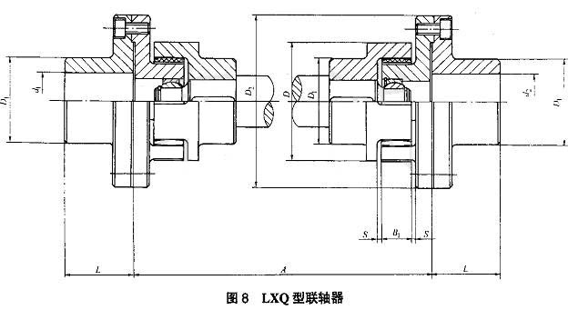 LXQ接中間軸球鉸型星形彈性聯(lián)軸器 LXQ接中間軸球鉸型星形彈性聯(lián)軸器