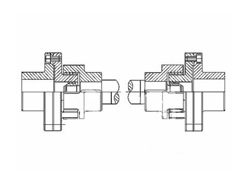 LXQ接中間軸球鉸型星形彈性聯軸器 LXQ接中間軸球鉸型星形彈性聯軸器